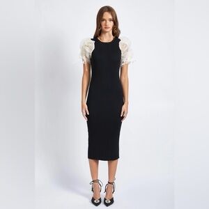 En Saison Danica Midi Dress Black